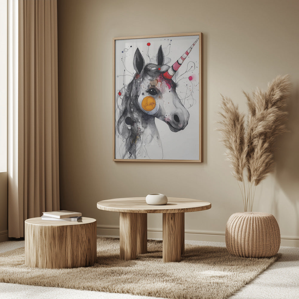 Unicorn drawing art | Poster