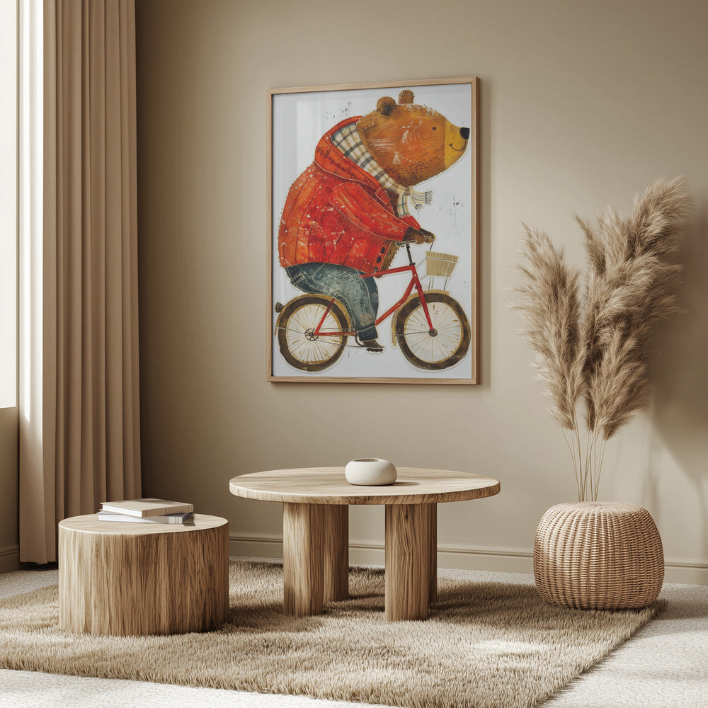 Biker Bear | Poster