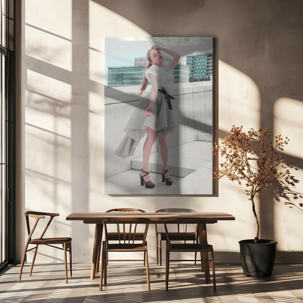 Modestämning på taket. | Canvas