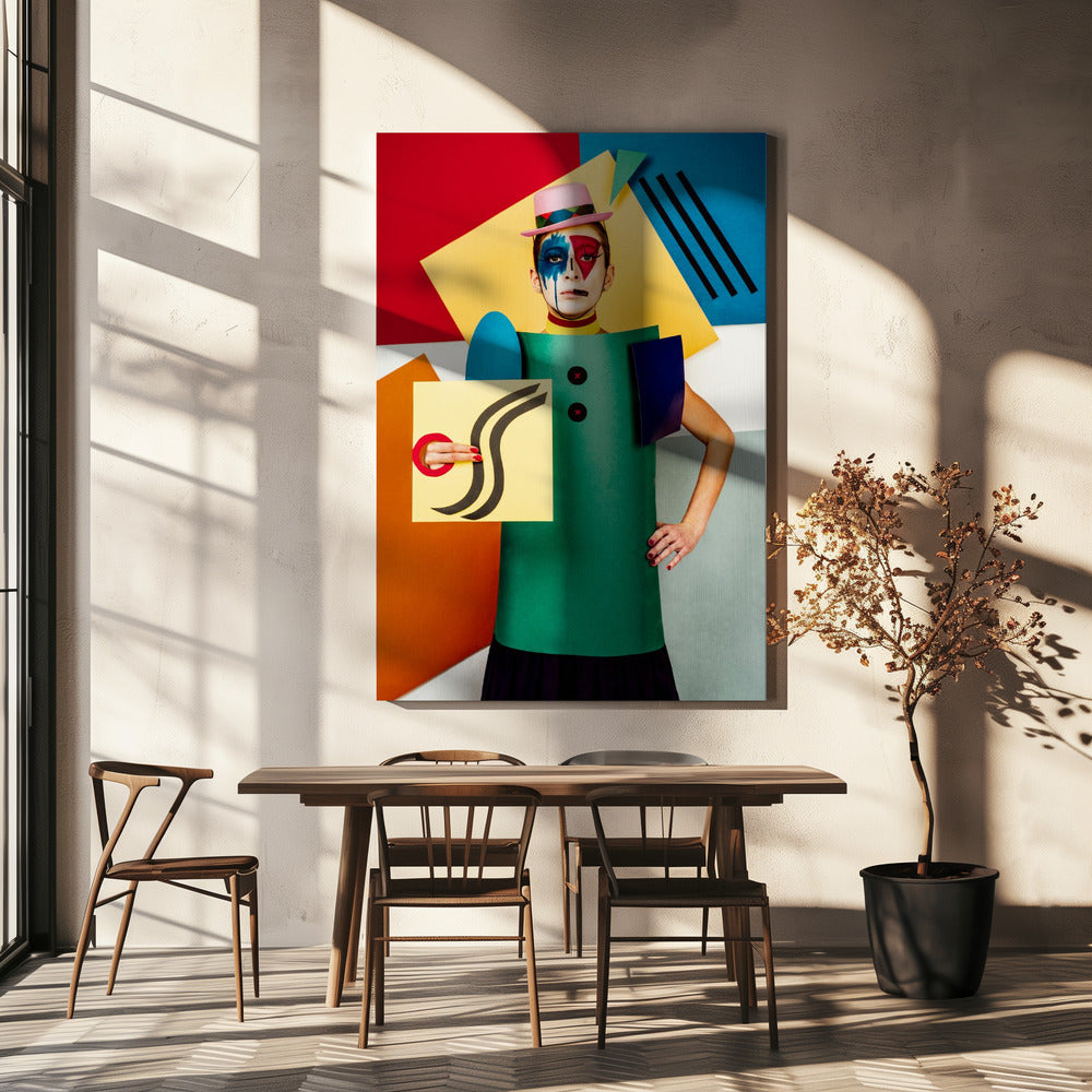 Suprematistiskt porträtt av Lena Naymkina | Canvas