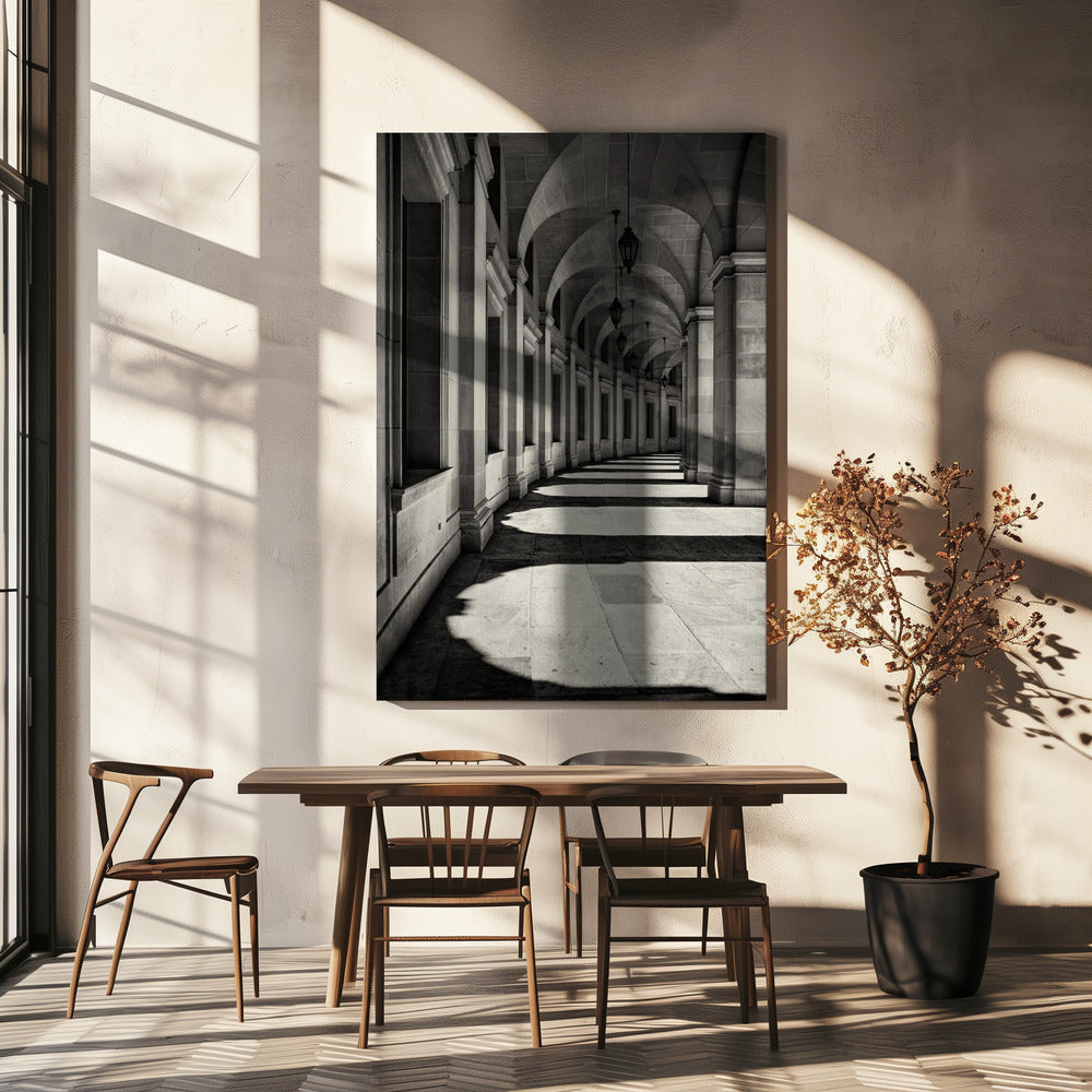 Svängd korridor | Canvas