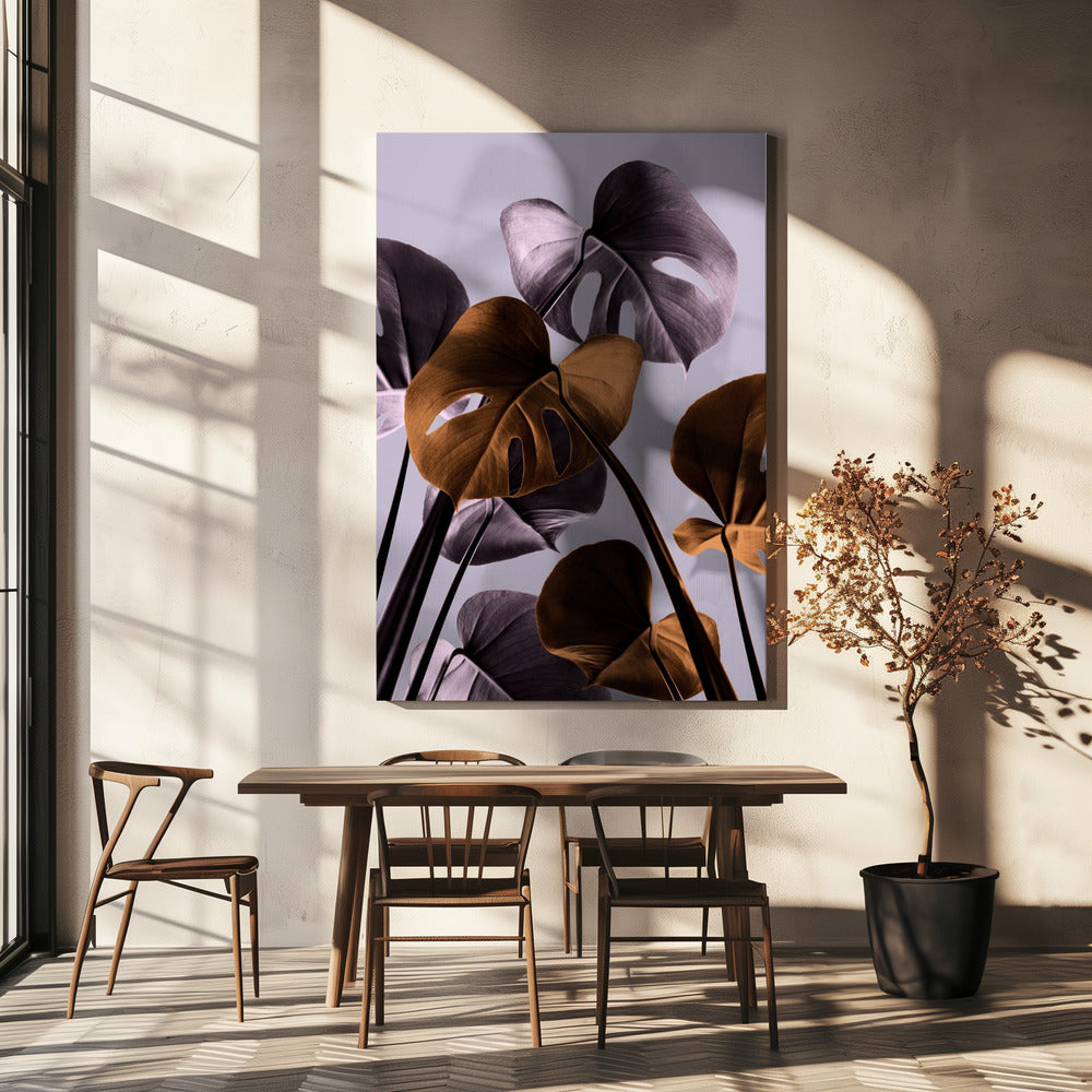 Monstera Lila 01 | Canvas
