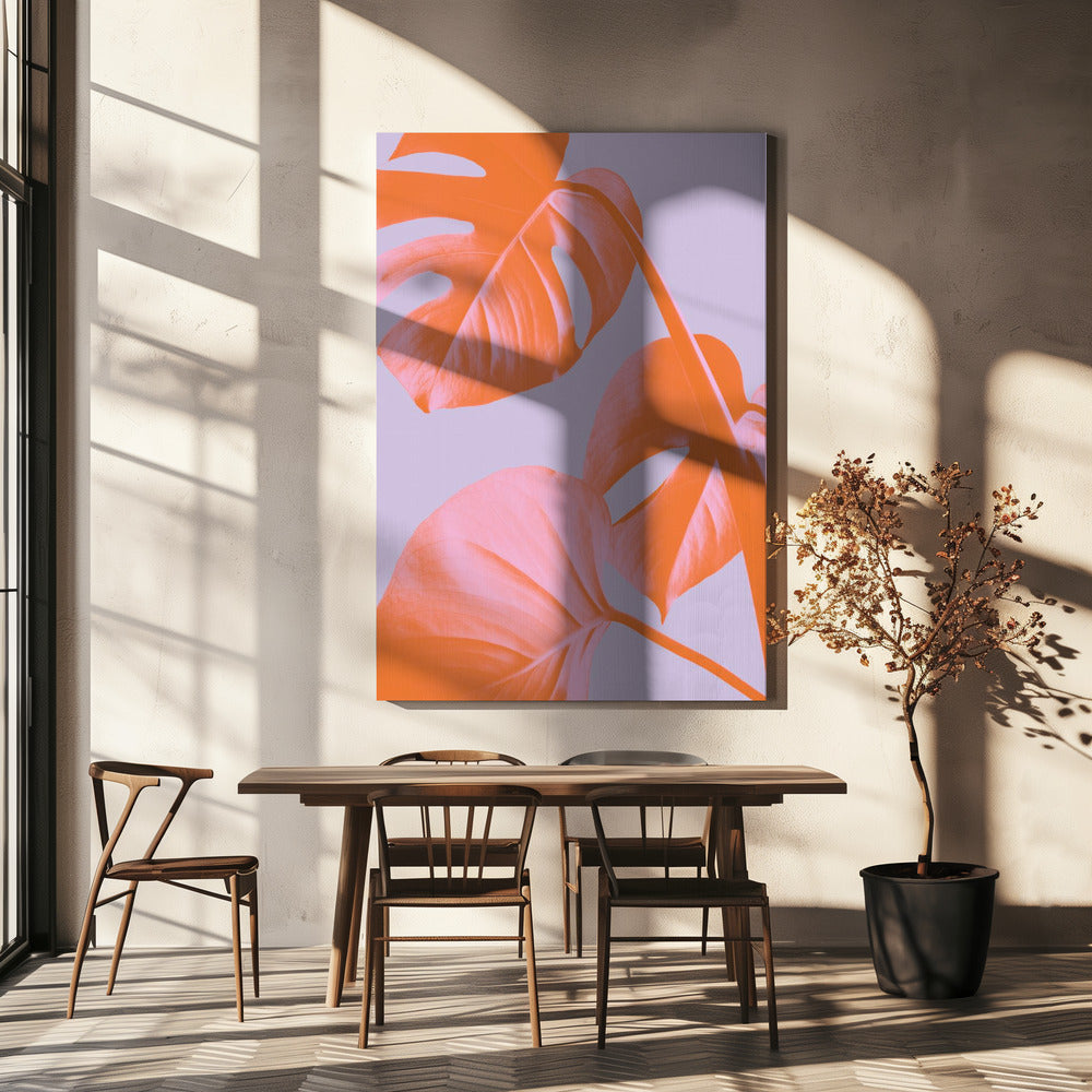 Monstera Lila 03 | Canvas