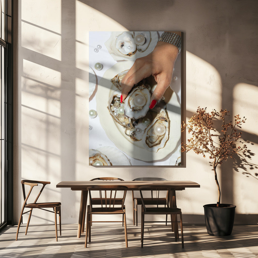 Ostron & Pärlor Nr 02 | Canvas