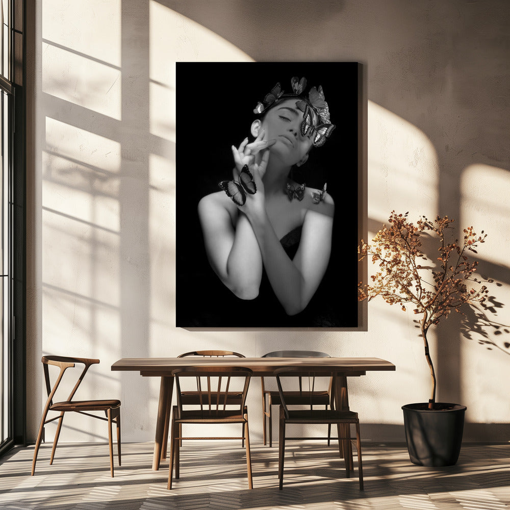 LEIDENSCHAFT DER ELEGANZ IN MONOCHROM | Leinwand-Bilder