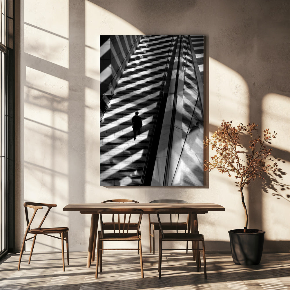 Vandrande ljus och skuggor | Canvas