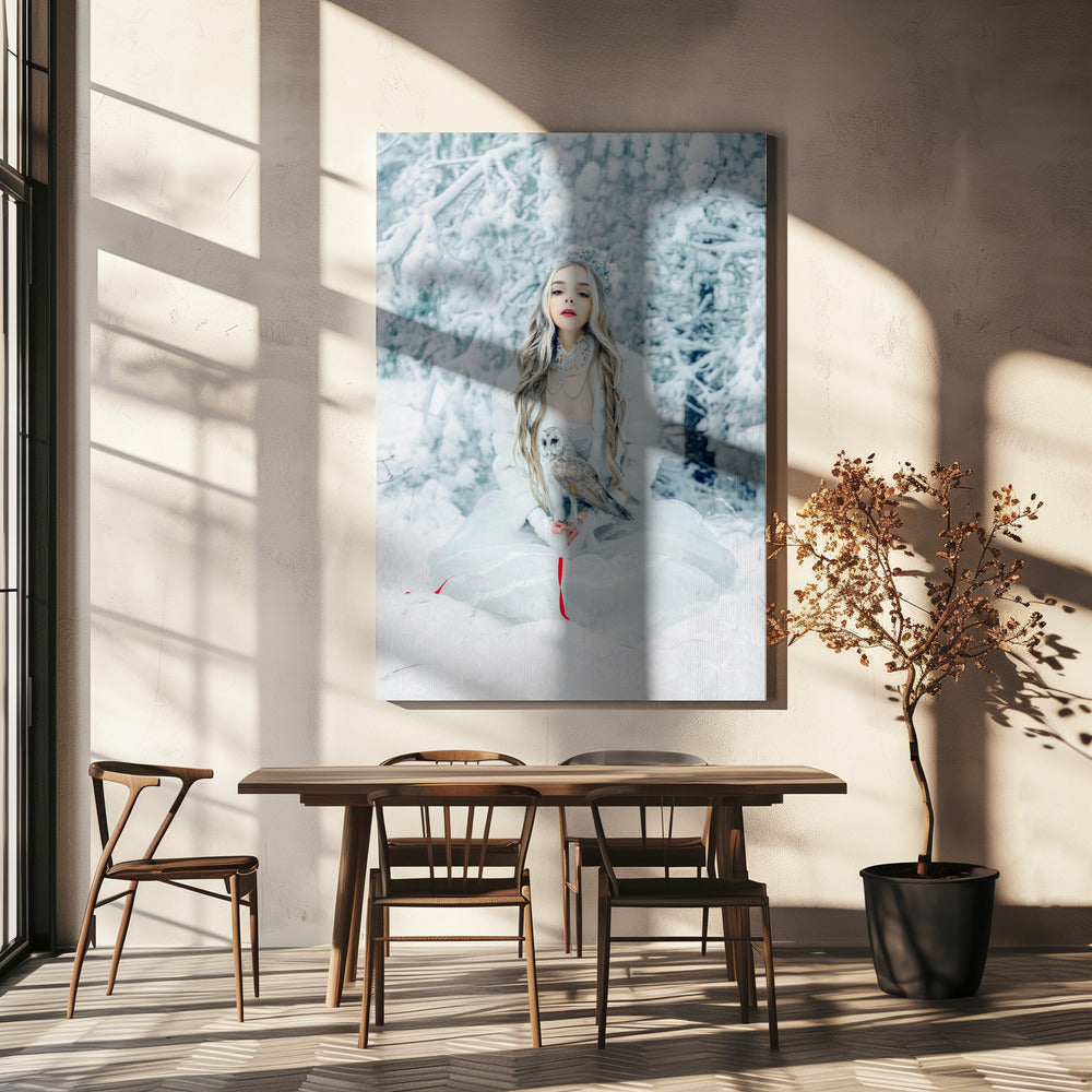 Snöbunden stillhet | Canvas