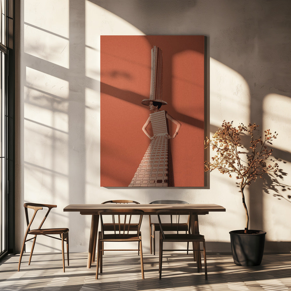 Stadsflicka | Canvas