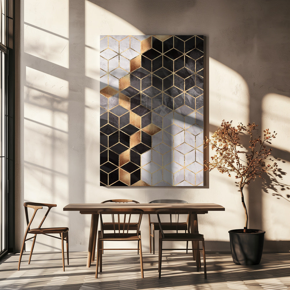 Rökiga kuber | Canvas