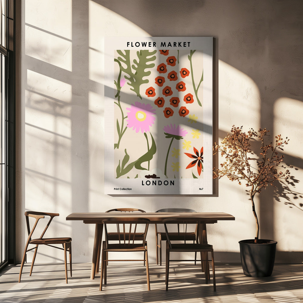 Blomstermarknaden i London | Canvas
