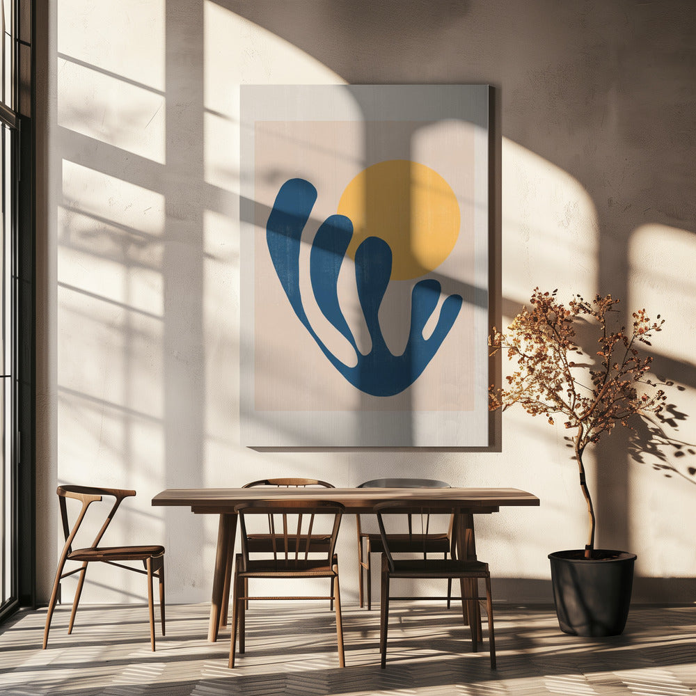 Modern anläggning nr 1. | Canvas