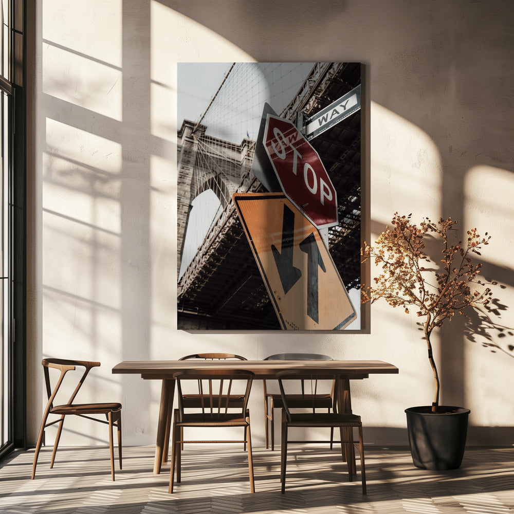 Brooklyn Bridge-hållplatsen | Canvas