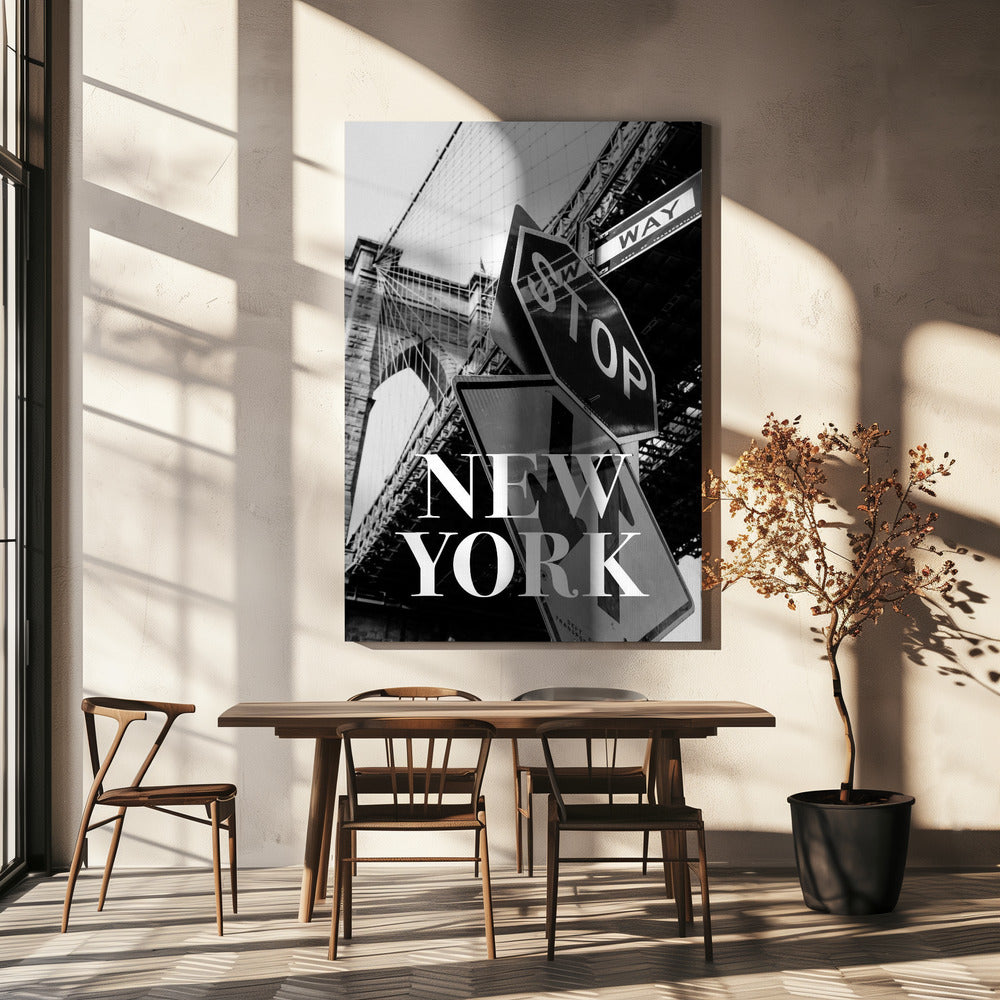 Brooklynbron i New York | Canvastavla