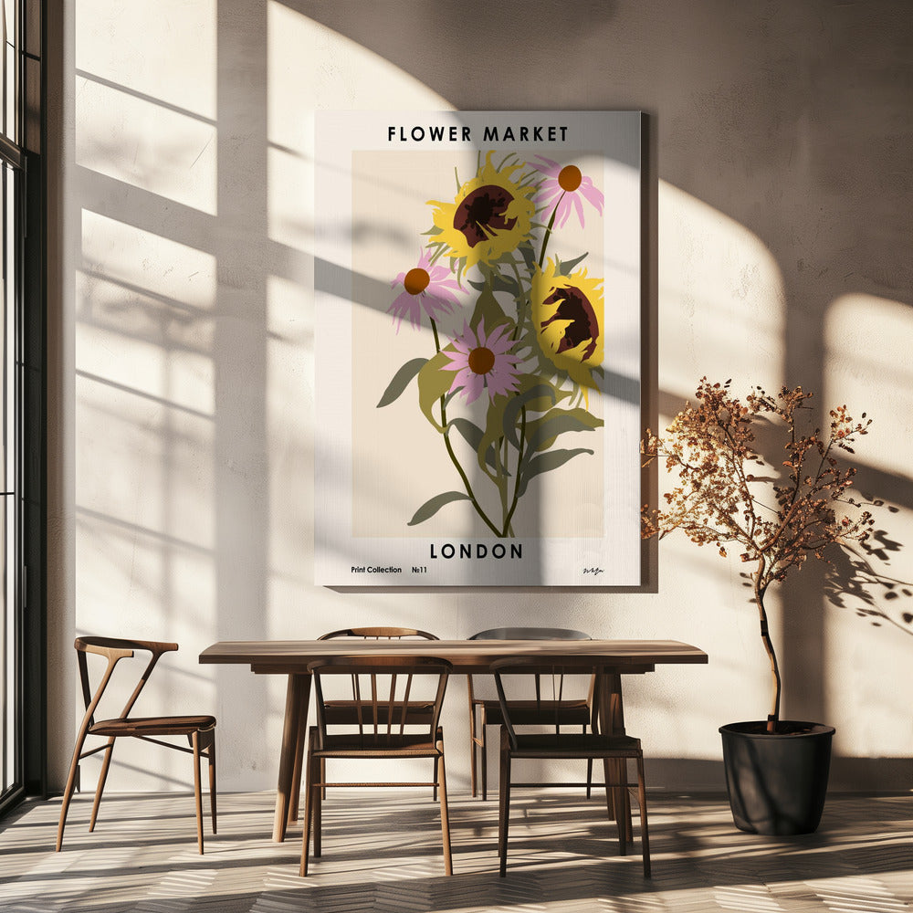 Blomstermarknaden. London | Canvas