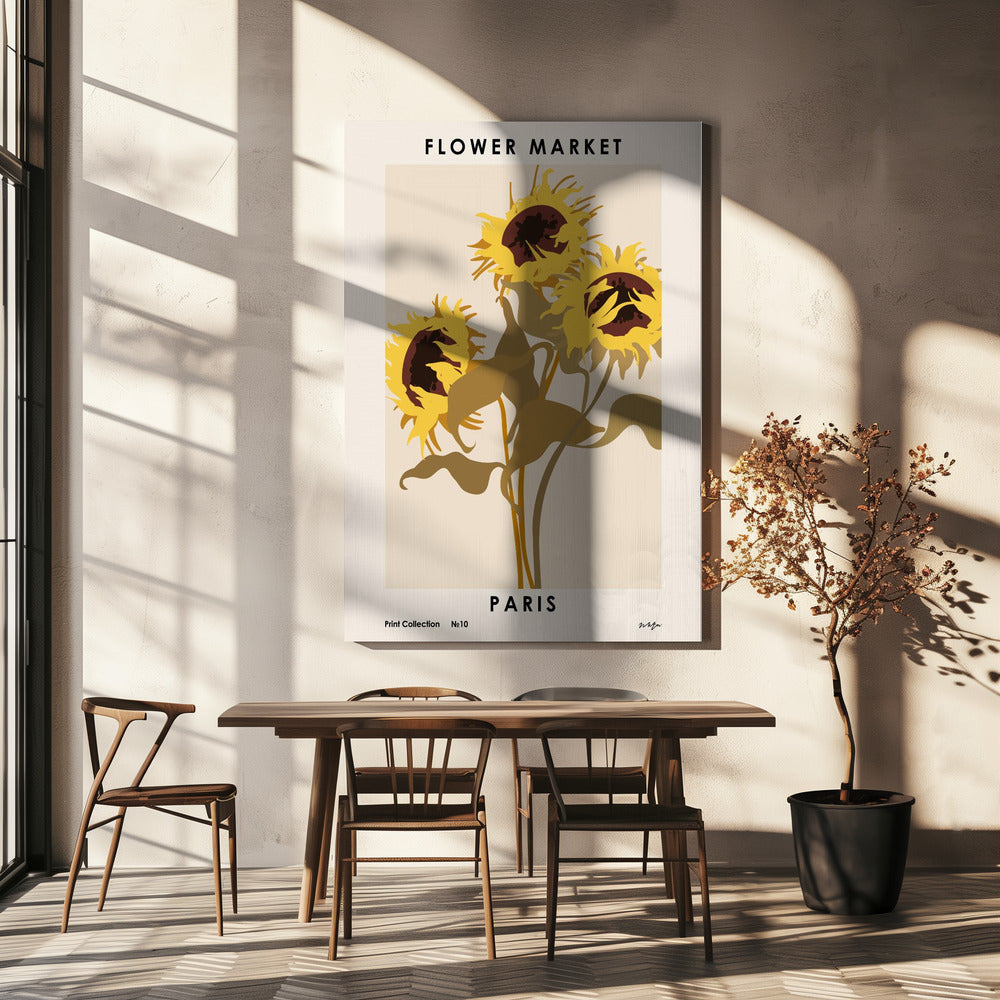 Blomstermarknaden. Paris | Canvas
