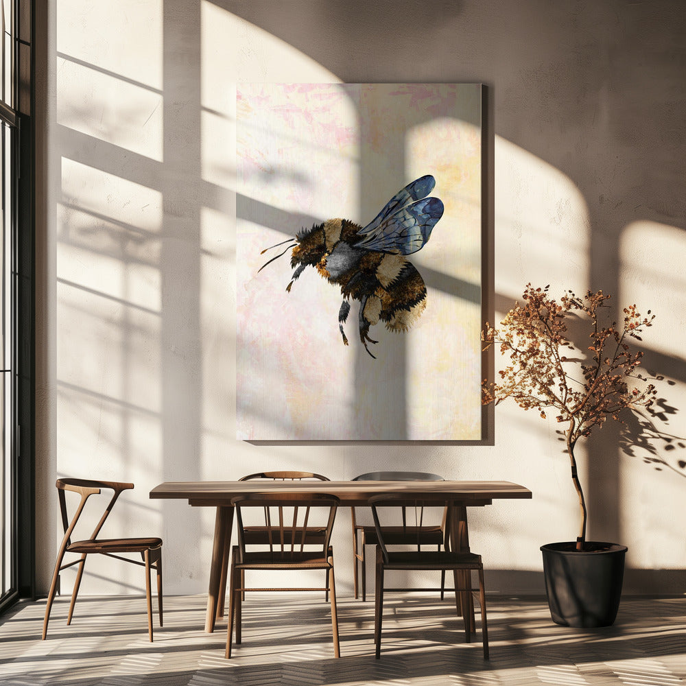 Grunge akvarellbi | Canvas