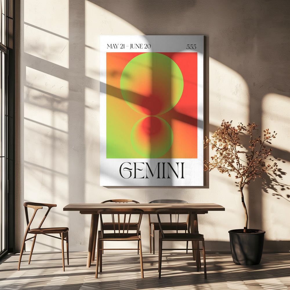 Dubbel harmonisk glöd | Canvas