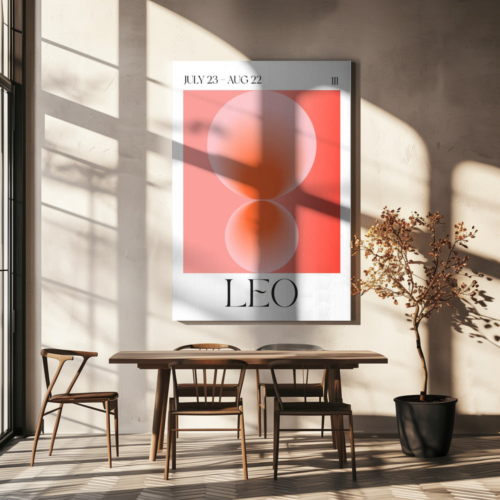 Himmelsk Lejonglöd | Canvas