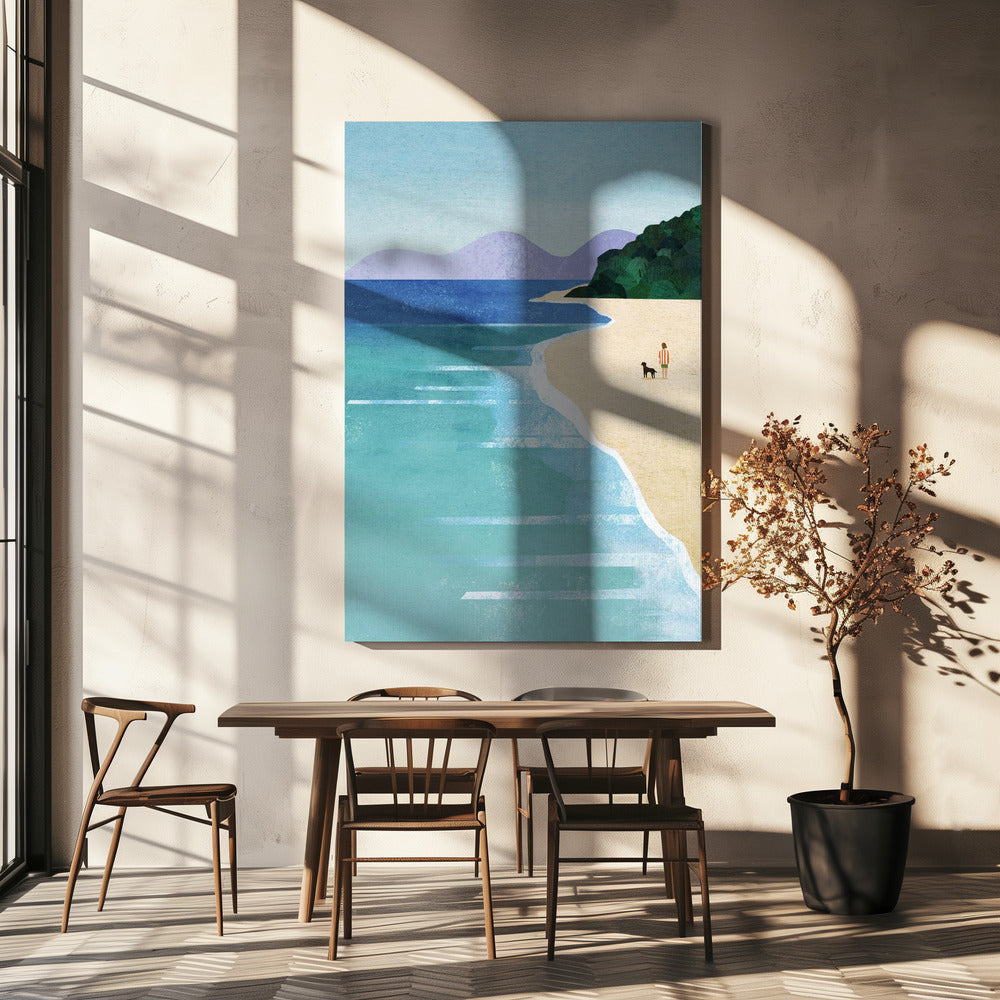 Strandflicka iii | Canvas