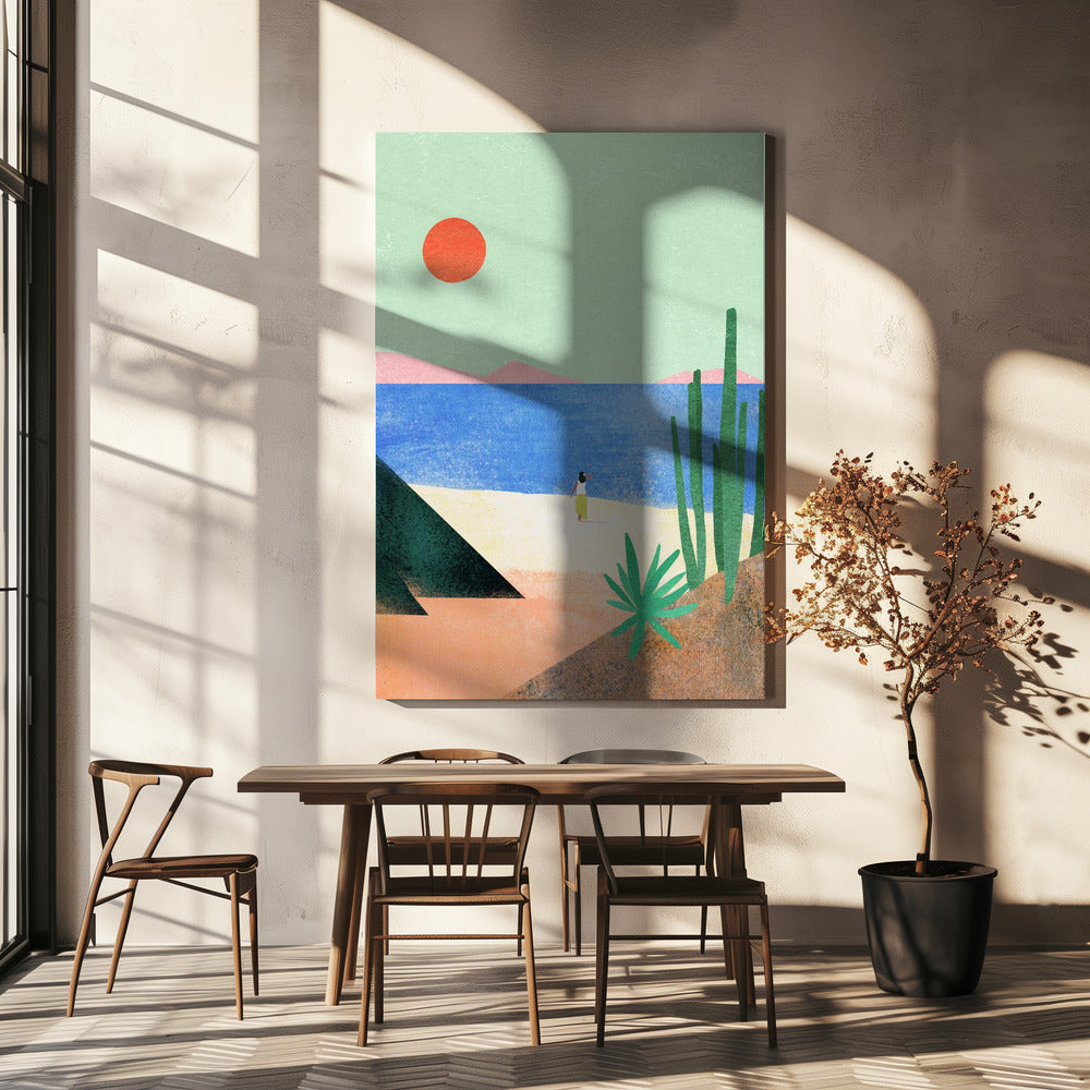Fille de la plage 2 | Tableaux sur Toile