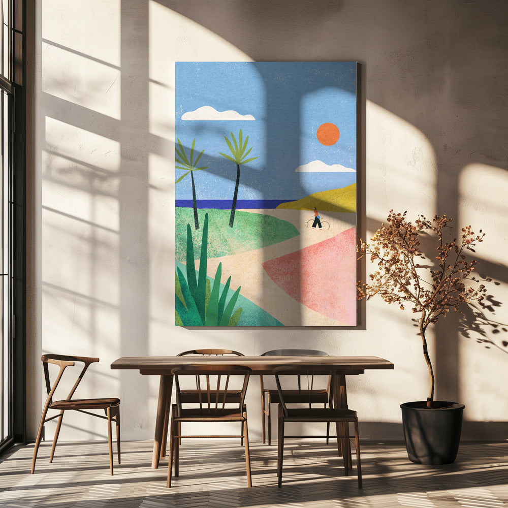 Strandflicka | Canvasduk