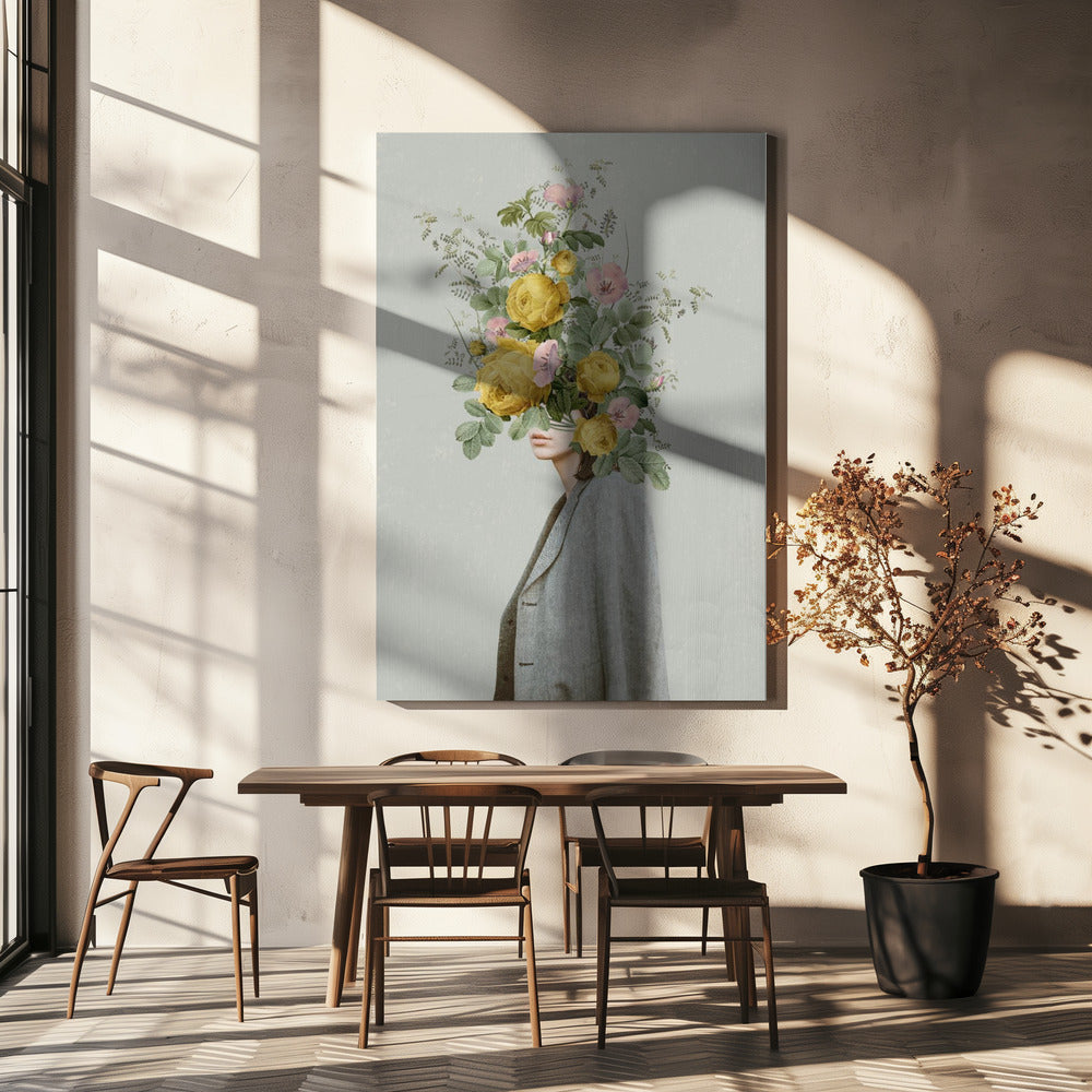 Gul bukett | Canvas