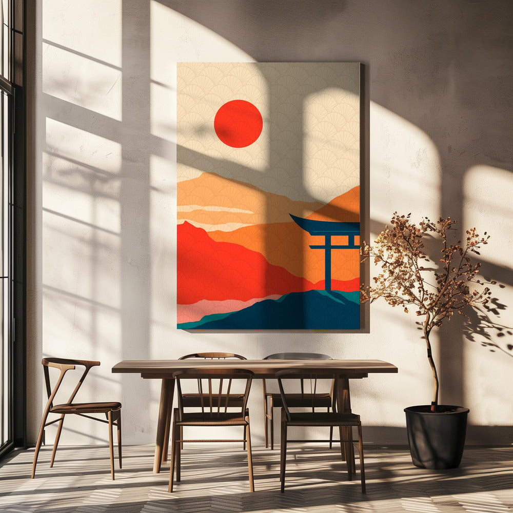 Solnedgångsfröjd | Canvas