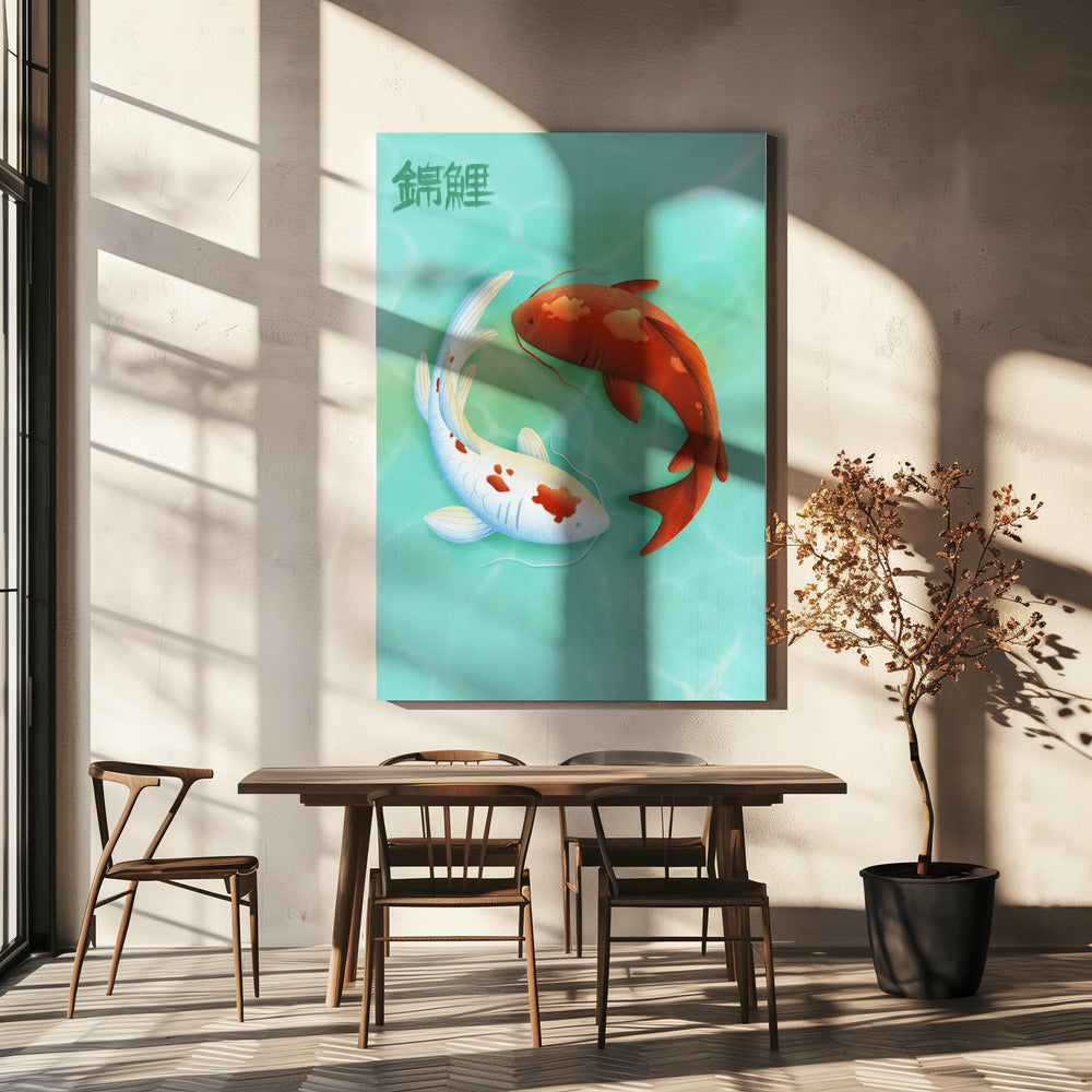 Koi-kärlek | Canvas