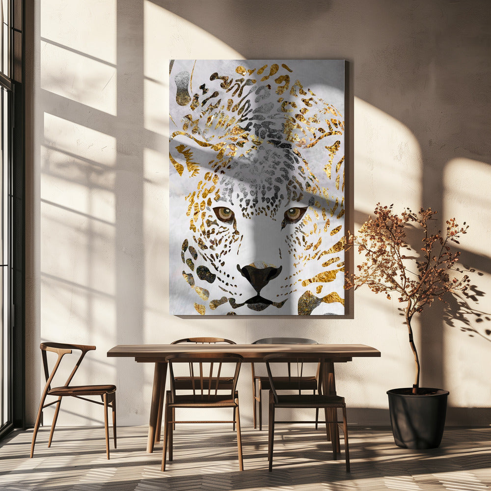 Grunge jaguar guld | Canvas