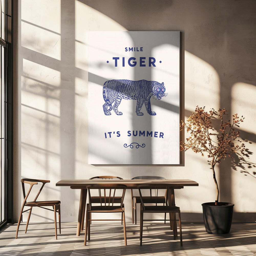Sourire du Tigre | Tableaux sur Toile