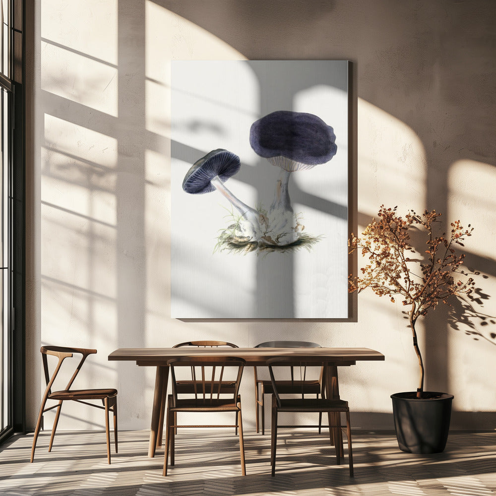 Vintage violett webbhattsvamp | Canvas