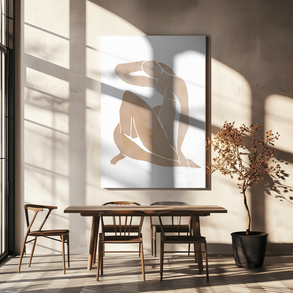 Kvinnor formar abstrakt konst | Canvas