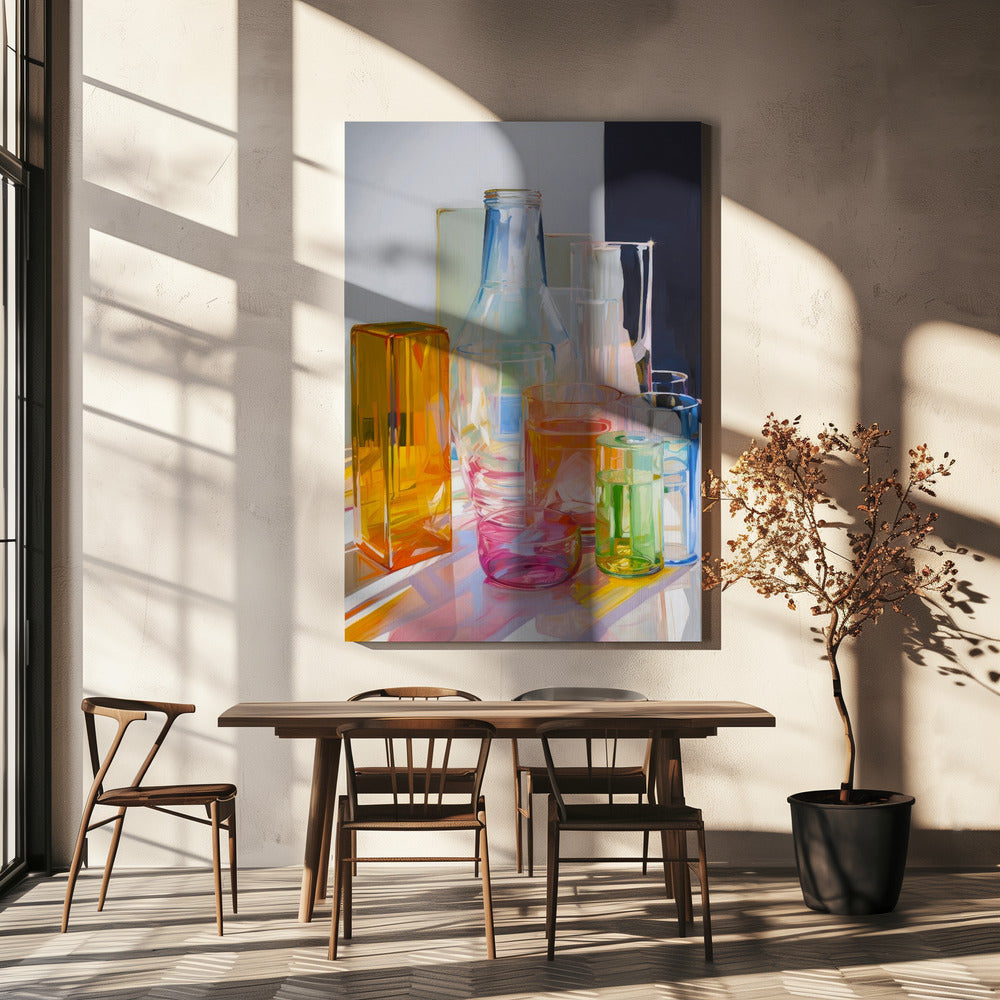 Neonstilleben nr 1 | Canvas