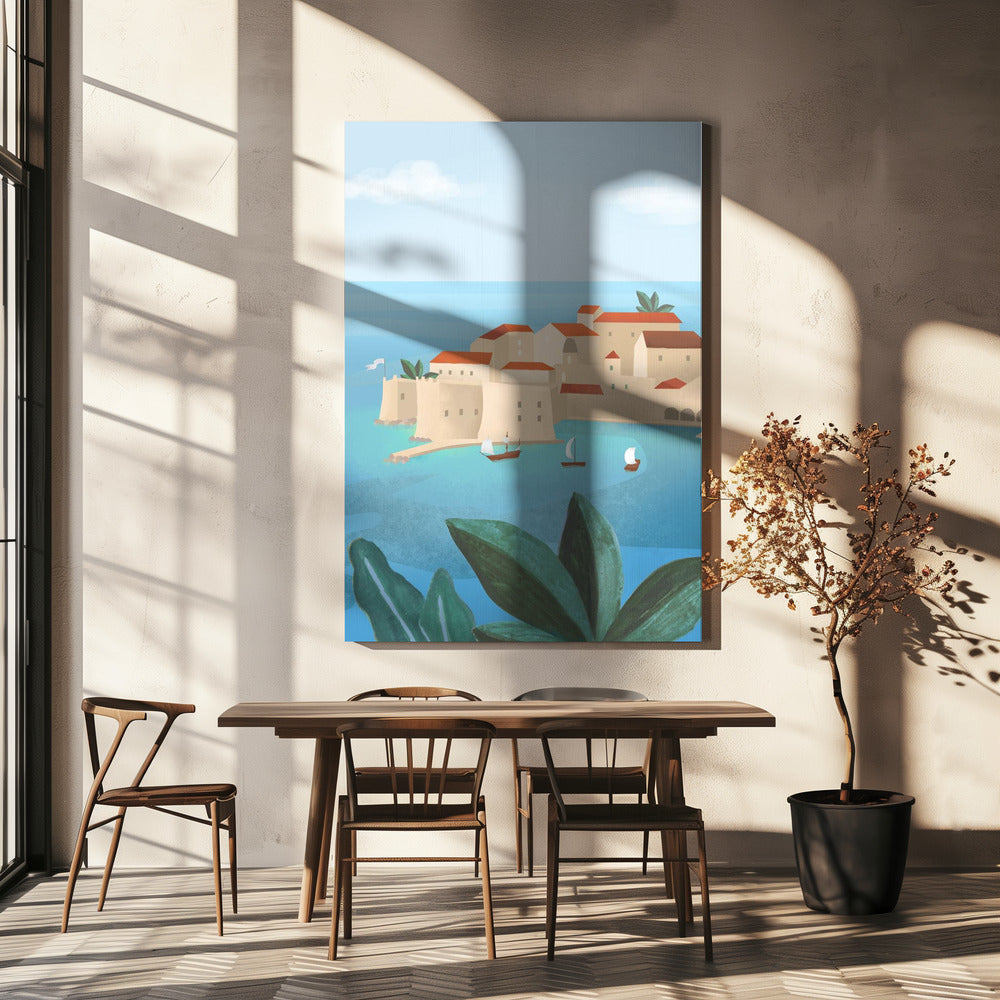 Dubrovnik stad | Canvastavla
