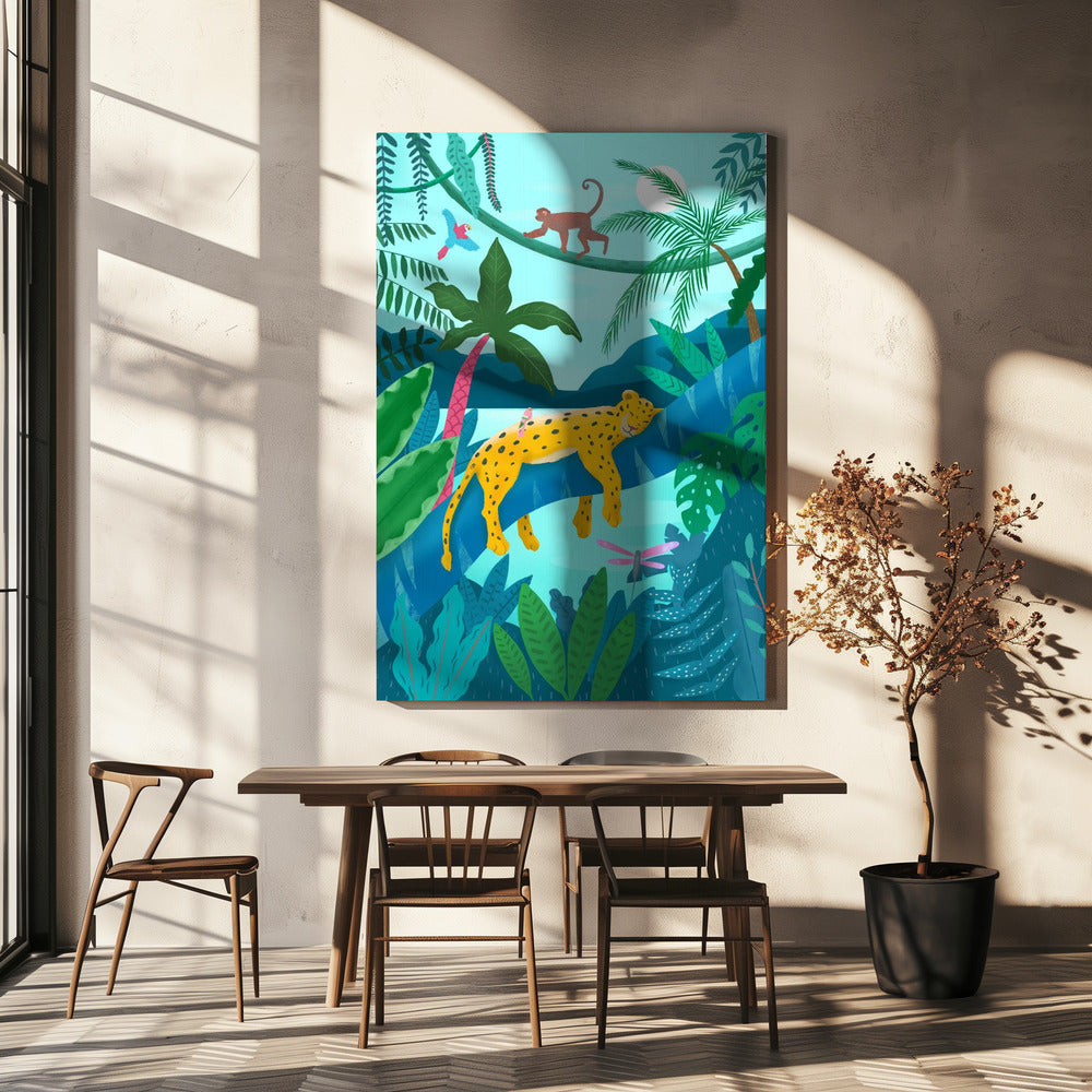 Djungelleopard | Canvas