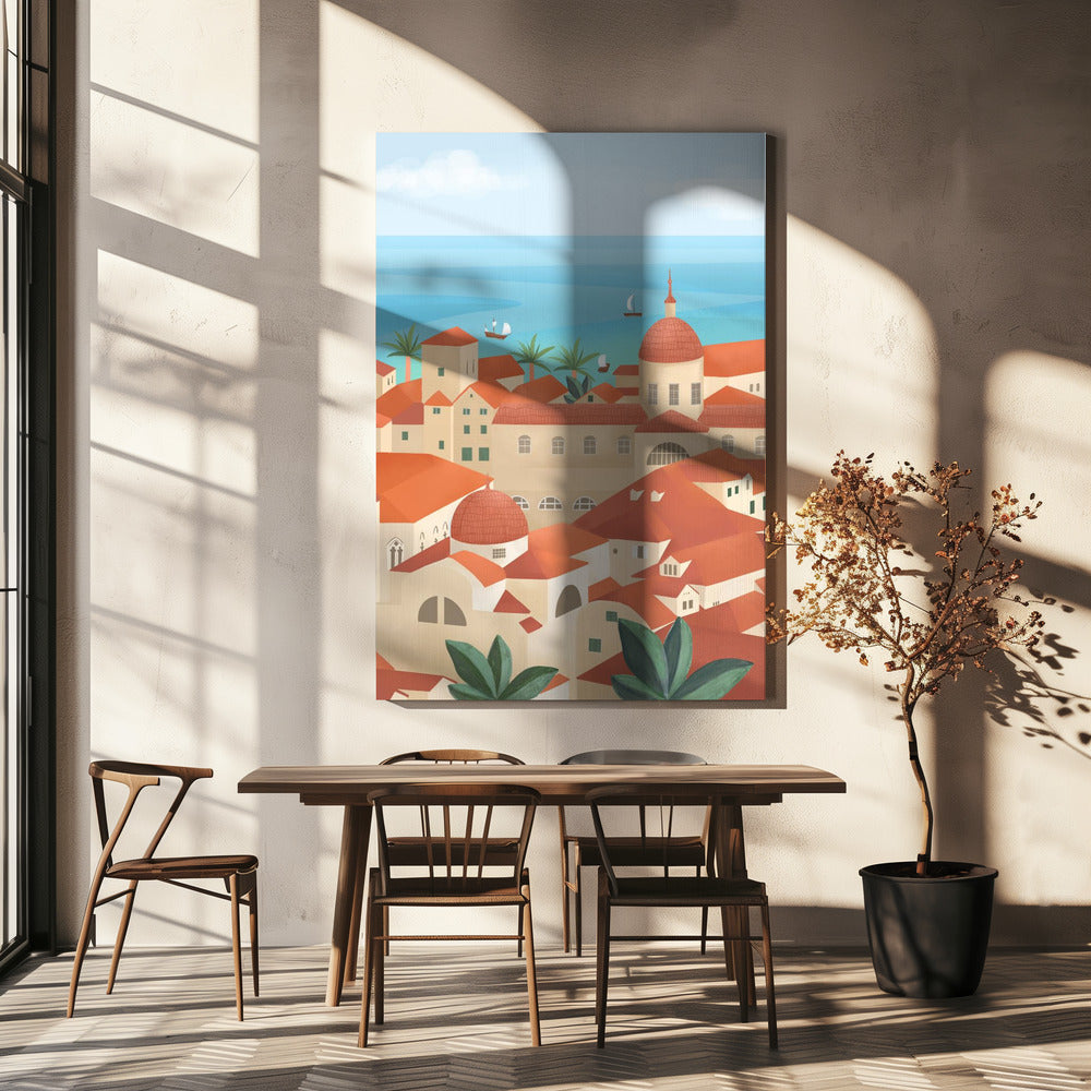 Dubrovniks gamla stad | Canvastavla