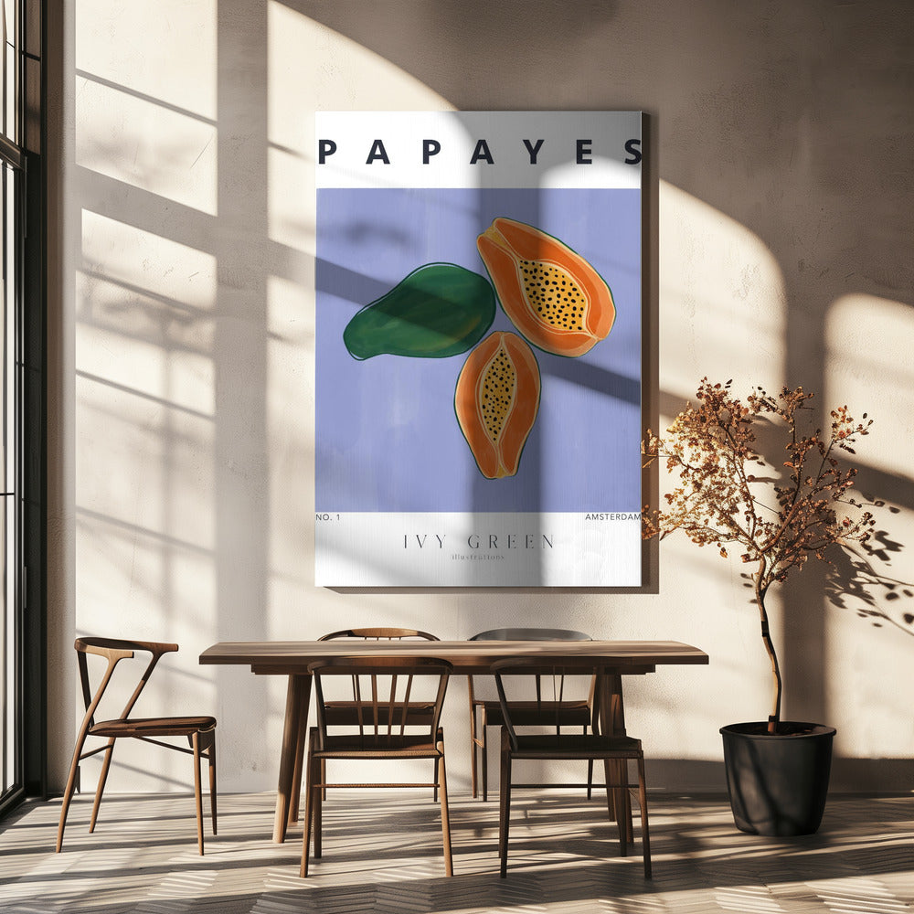 Papayaer | Lærredsbilleder