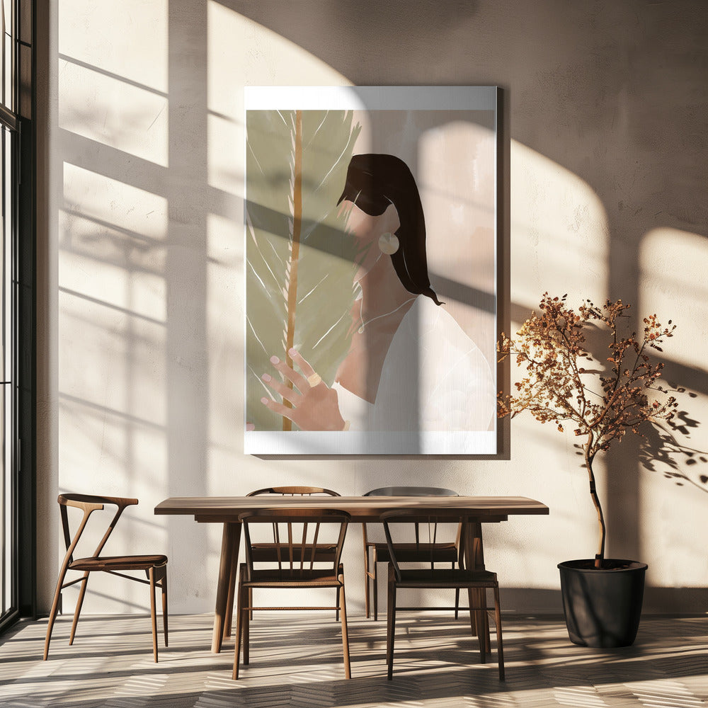 Växtflicka | Canvas