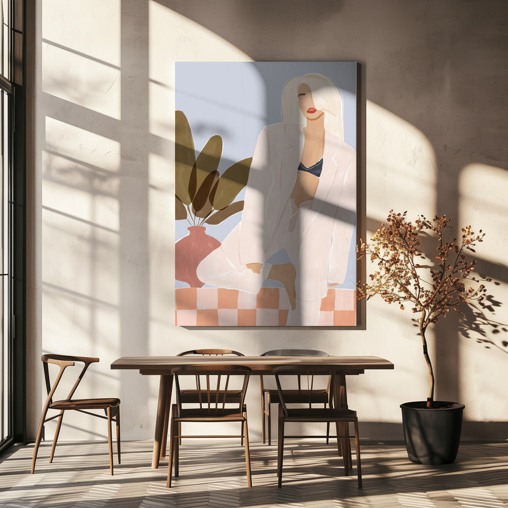 För lat för yoga | Canvas