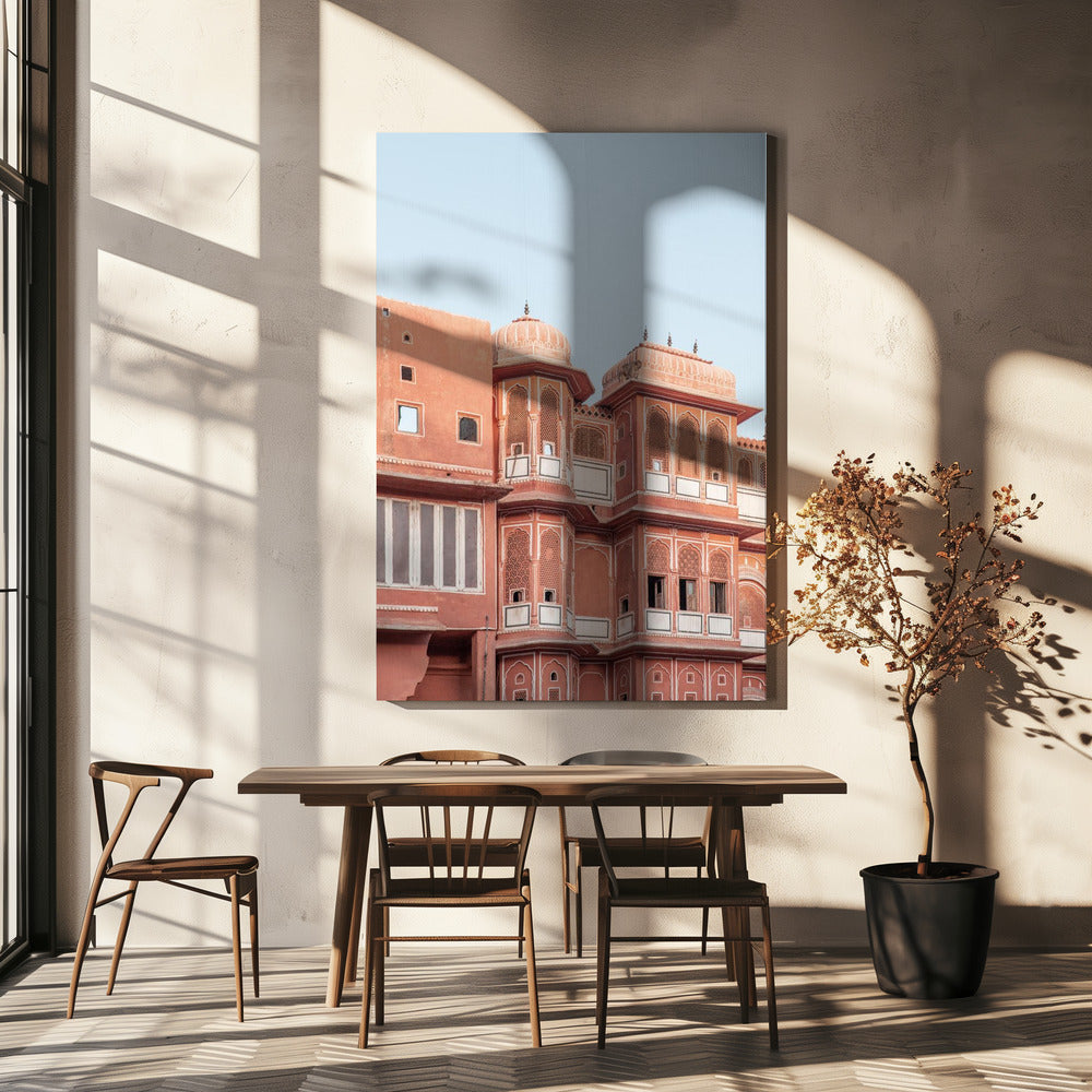 Rosa palatset | Canvas