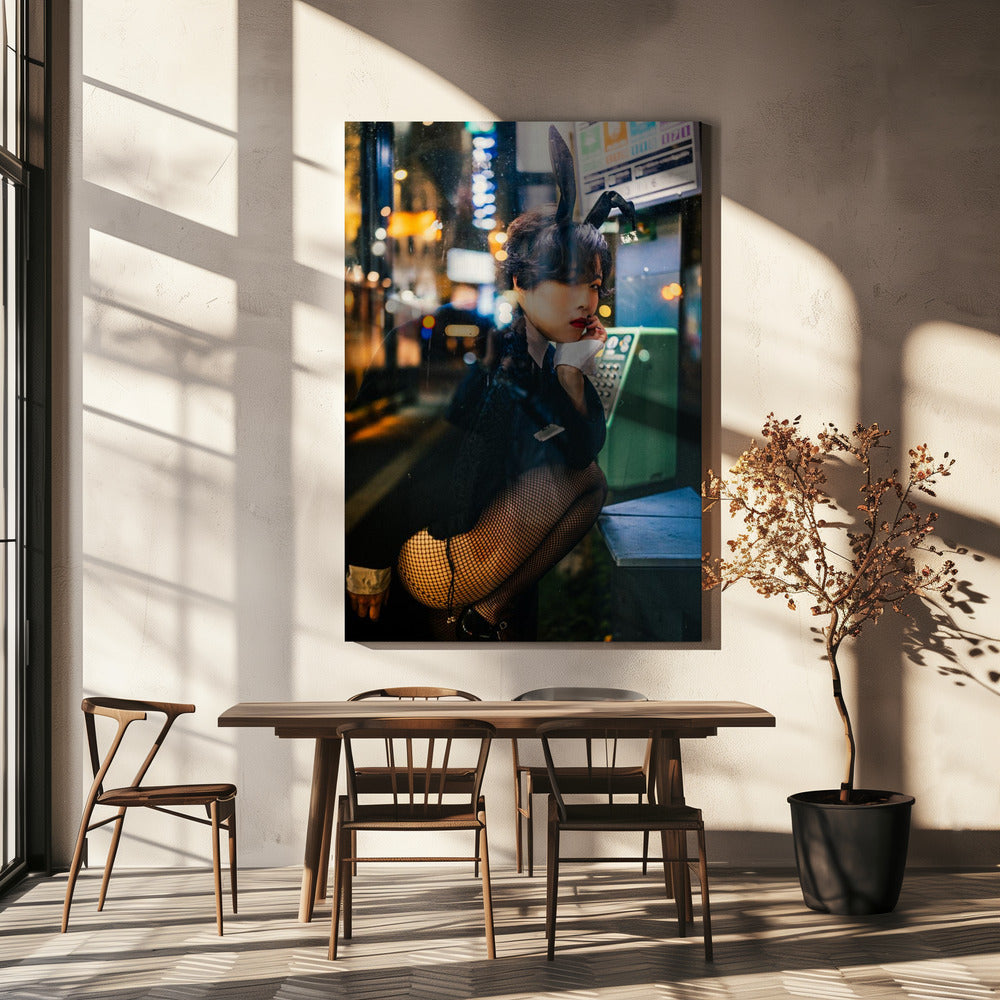 Kaninflicka | Canvas