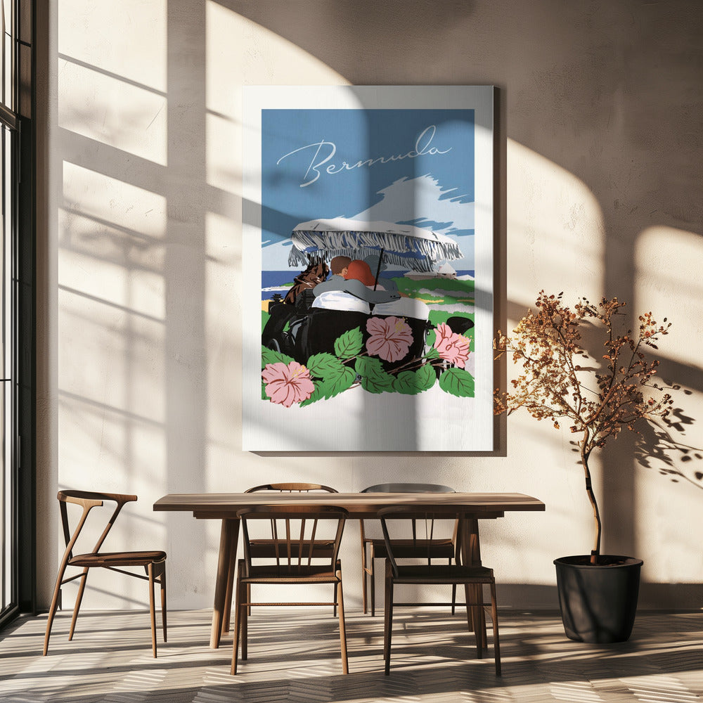 Bermuda (1940 1950) Av Adolph Treidler | Canvas