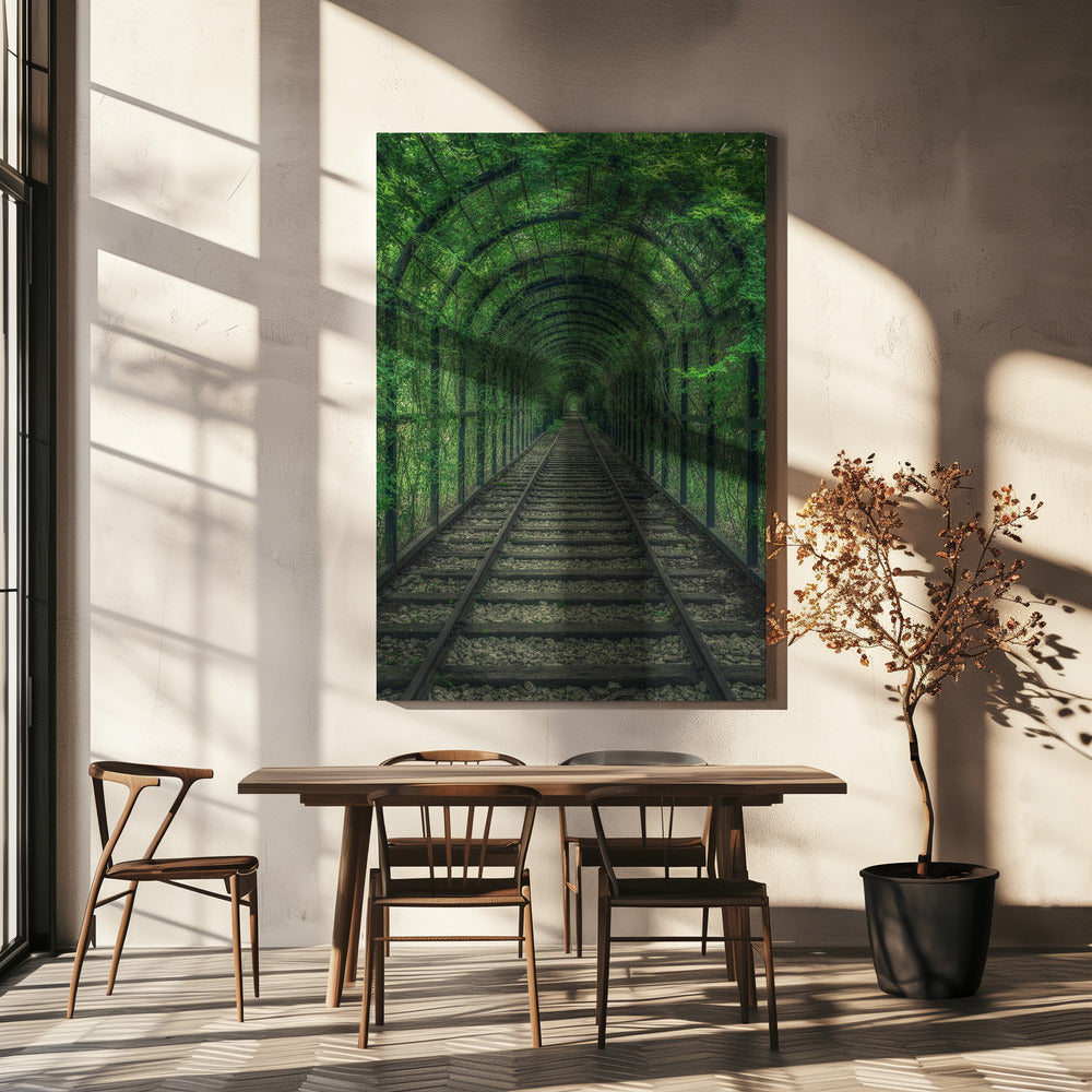 Túnel Verde | Impresiones en Lienzo