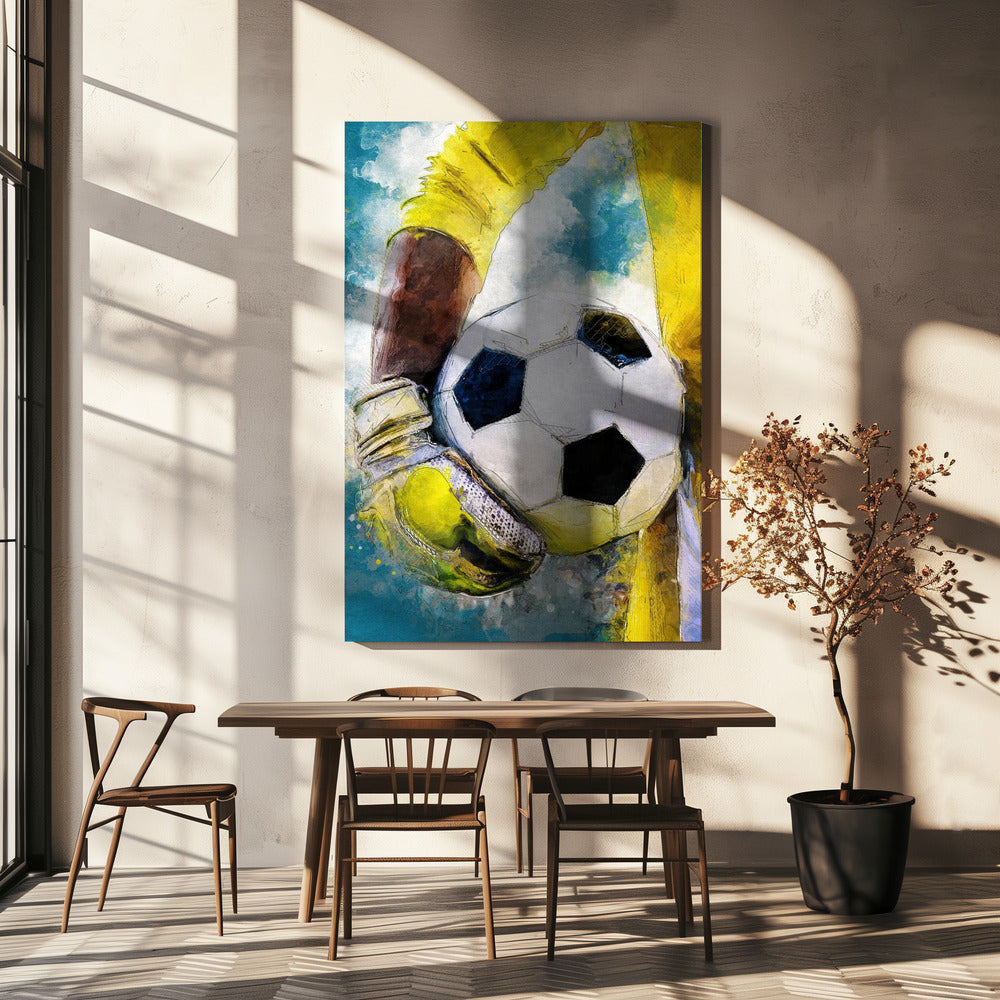 Fotboll 4 sportkonst | Canvas