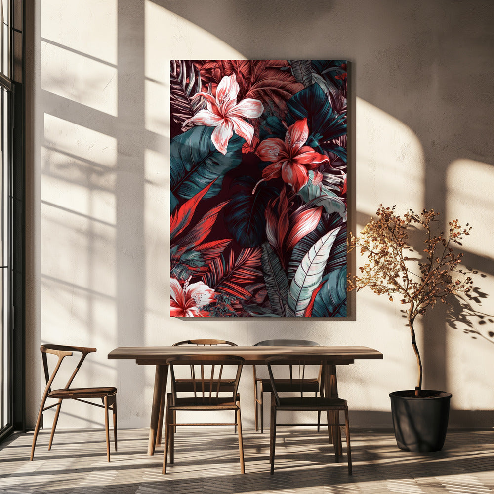 Tropisk flora 2 | Canvastavla