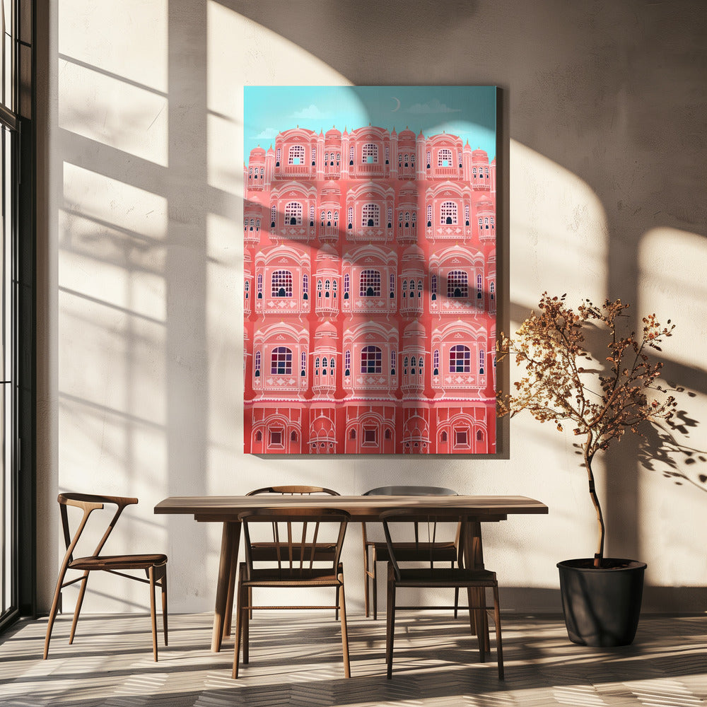 Jaipur, Indien | Canvastavla