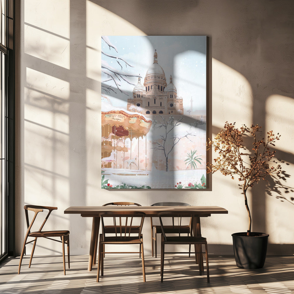 Vinter i Paris | Canvas