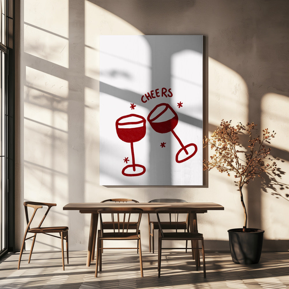 Rostad glädje | Canvas