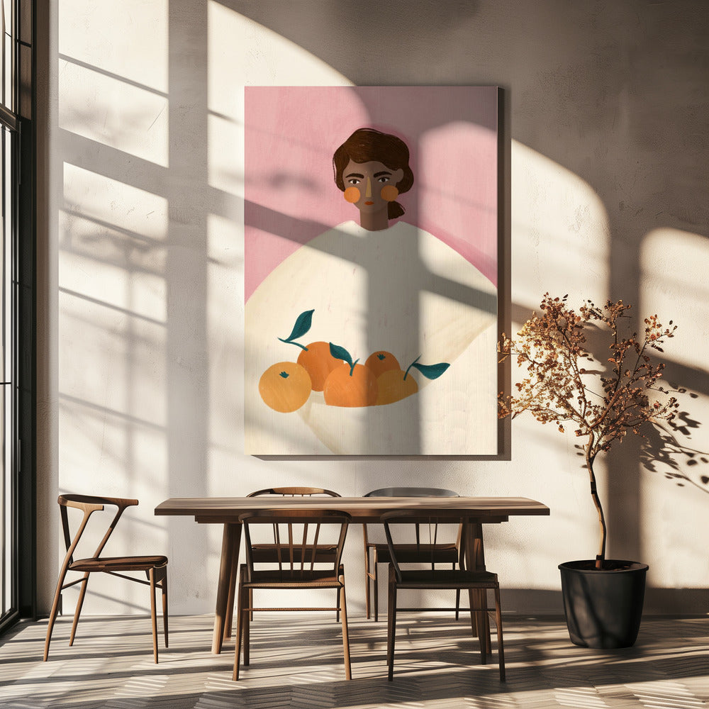 Kvinnan med apelsinerna | Canvas