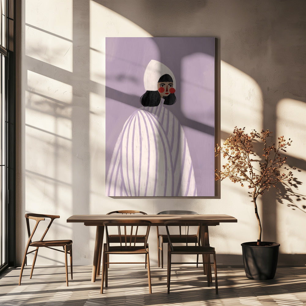 Kvinnan med den vita hatten | Canvas